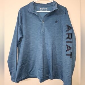 Ariat Women's Blue Quarter-Zip Top